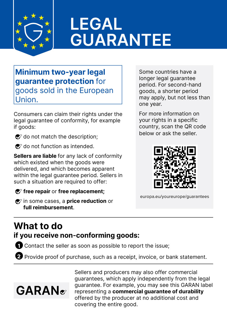 Legal guarantee EU