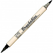 Kuretake ZIG Brushables Tweekleurige Brush Pen - Zwart