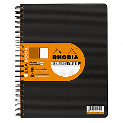 Rhodia Rhodiactive Exabook Navulling - A4+ - Gelinieerd - Zwart