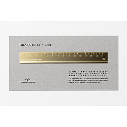 TRAVELER'S Company Brass Ruler / Liniaal - 16 cm
