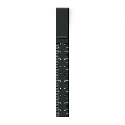 Hightide Clip Ruler - Pen Clip en Liniaal - 10 cm - Zwart