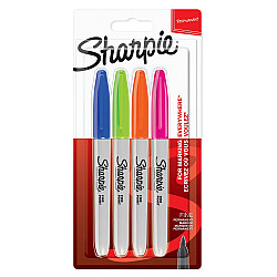 Sharpie Permanent Marker - Fun Colours Set - Fijn - Set van 4