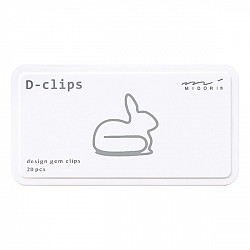 Midori D-Clips - Animal Series - Rabbit (New)