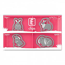 Midori E-Clips - Rabbits (Set van 16)