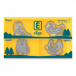 Midori E-Clips - Birds (Set van 16)