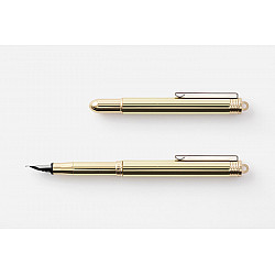 TRAVELER'S Company Brass Fountain Pen - Fine
