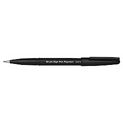 Pentel Brush Sign Pen SESP15 - Zwart met Pigment