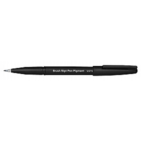 Pentel Brush Sign Pen SESP15 - Zwart met Pigment
