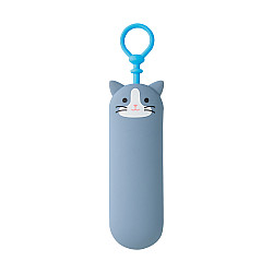 LIHIT LAB Punilabo Slim Key Case - Grey Cat