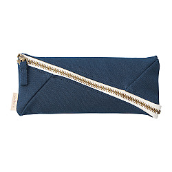 LIHIT LAB HINEMO Wide Open Pen Pouch - Navy Blue