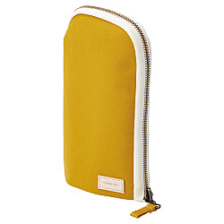 LIHIT LAB HINEMO Stand Pen Pouch - Large - Yellow