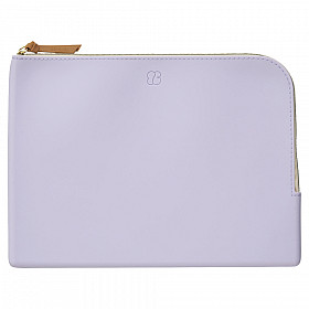 LIHIT LAB Bloomin Flat Pouch - A5 Formaat - Lavender