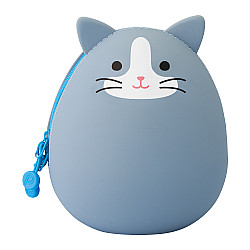 LIHIT LAB Punilabo Egg Pouch - Big Size - Grey Cat