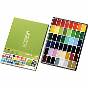 Kuretake Gansai Tambi Water Colours Brush Set - 48 kleuren