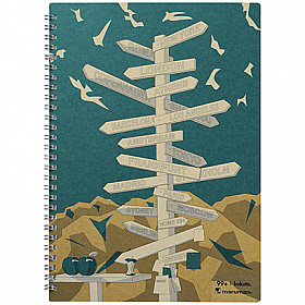 Maruman Kukuto Spiral Note Notebook - Travel - B5 - Gelinieerd - 40 pagina's