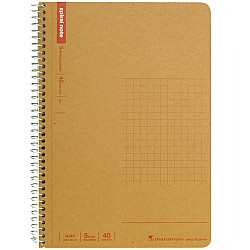 Maruman Spiral Note Basic Notebook - Geruit - B6