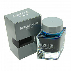 Platinum Mixable Ink Fountain Pen Ink - 20 ml - Aqua Blue