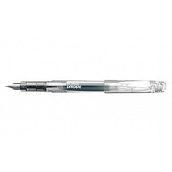 Platinum Preppy Crystal Fountain Pen - Fine - Transparent