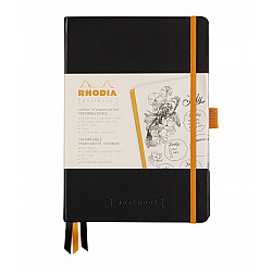 Rhodia Rhodiarama Goalbook Dotted Bullet Journal - Hardcover - A5 - Ivoor Papier - Zwart