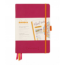 Rhodia Rhodiarama Goalbook Dotted Bullet Journal - Hardcover - A5 - Ivoor Papier - Framboise