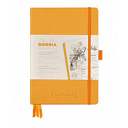 Rhodia Rhodiarama Goalbook Dotted Bullet Journal - Hardcover - A5 - Ivoor Papier - Oranje