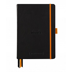 Rhodia Rhodiarama Goalbook Dotted Bullet Journal - Hardcover - A5 - Wit Papier - Black