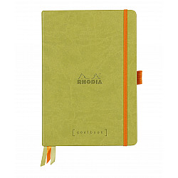 Rhodia Rhodiarama Goalbook Dotted Bullet Journal - Hardcover - A5 - Wit Papier - Anis