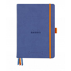 Rhodia Rhodiarama Goalbook Dotted Bullet Journal - Hardcover - A5 - Wit Papier - Sapphire