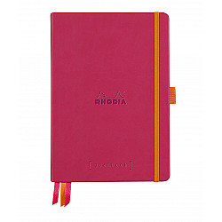 Rhodia Rhodiarama Goalbook Dotted Bullet Journal - Hardcover - A5 - Wit Papier - Framboise