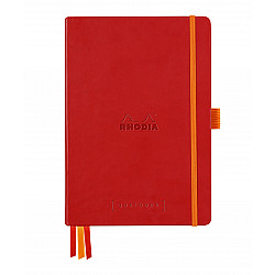 Rhodia Rhodiarama Goalbook Dotted Bullet Journal - Hardcover - A5 - Wit Papier - Rouge Coquelicot