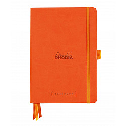 Rhodia Rhodiarama Goalbook Dotted Bullet Journal - Hardcover - A5 - Wit Papier - Tangerine