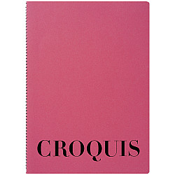 Maruman Croquis Book - A4 - White Paper - Pink Cover - 60 Pagina's