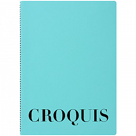 Maruman Croquis Book - A4 - White Paper - Blue Cover - 60 Pagina's