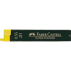 Faber-Castell 9063 Super-Polymer Pencil Lead - 12 pcs - 0.35 mm - 2H