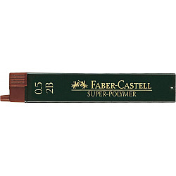 Faber-Castell 9065 Super-Polymer Vulpotlood vulling - Etui van 12 - 0.5 mm - 2B