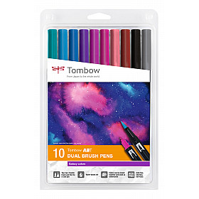 Tombow Dual Brush ABT - Galaxy Colors - Set van 10