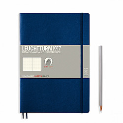 Leuchtturm1917 Notebook - B5 - Dotted - Softcover - Navy Blue