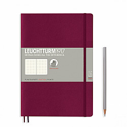 Leuchtturm1917 Notebook - B5 - Dotted - Softcover - Port Red