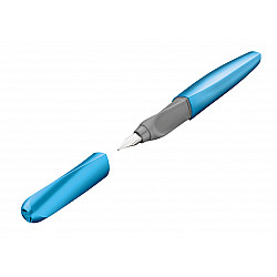 Pelikan Twist Classy Fountain Pen - Medium - Metallic Frosted Blue