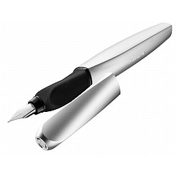 Pelikan Twist Classy Fountain Pen - Medium - Silver