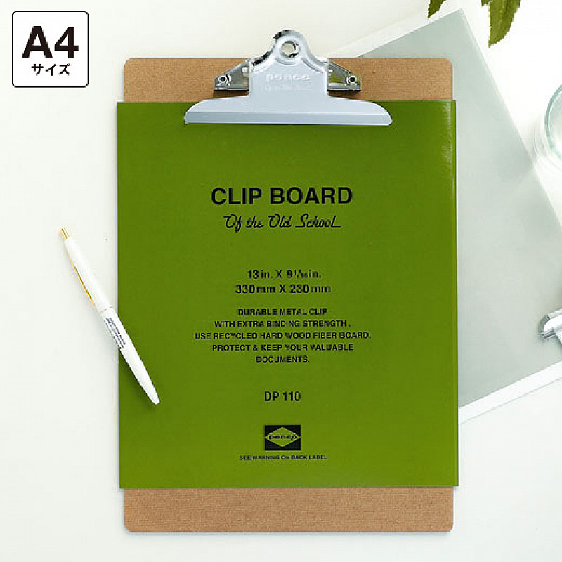 Penco Clipboard Penco Clip Board Verticaal A4 Zilver