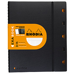 Rhodia Rhodiactive Exabook - A4+ - Geruit - Zwart