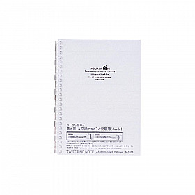 LIHIT LAB Aquadrops Twist Note Notebook - A5 - 30 pagina's - Gelinieerd - Transparant