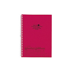 LIHIT LAB Aquadrops Twist Note Notebook - A5 - 30 pagina's - Gelinieerd - Rood