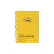 LIHIT LAB Aquadrops Twist Note Notebook - A5 - 30 pagina's - Gelinieerd - Geel