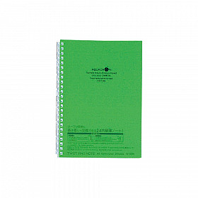 LIHIT LAB Aquadrops Twist Note Notebook - A5 - 30 pagina's - Gelinieerd - Groen