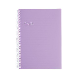 LIHIT LAB Pastello Twist Note Notebook - A5 - 30 pagina's - Gelinieerd - Pastel Purple