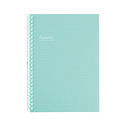 LIHIT LAB Pastello Twist Note Notebook - A5 - 30 pagina's - Gelinieerd - Pastel Turquoise