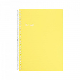 LIHIT LAB Pastello Twist Note Notebook - A5 - 30 pagina's - Gelinieerd - Pastel Yellow