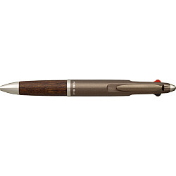 Uni-ball Jetstream Pure Malt 3 Multi Pen - 2 Colors Ballpoint & Mechanical Pencil - 0.5 - Metallic Brown